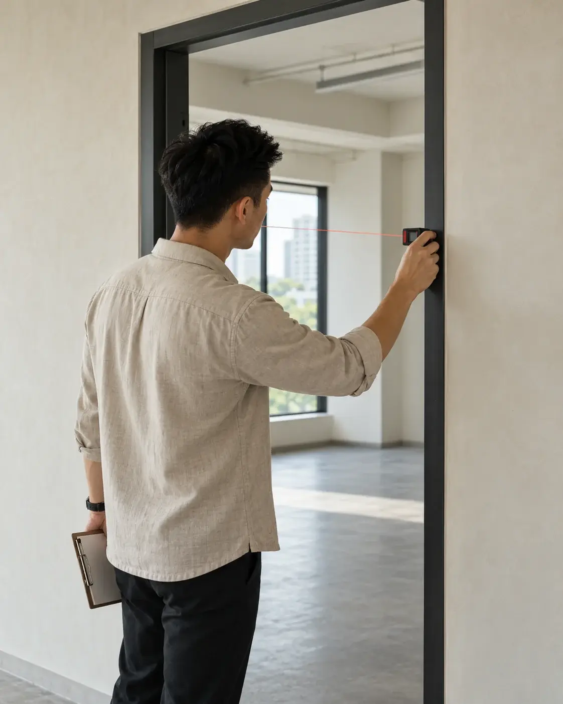 An office walkthrough to review the space and its details